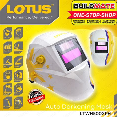 Lotus Auto Darkening Welding Mask Helmet Head Protection Pinoy Ltwh500 — Buildmate