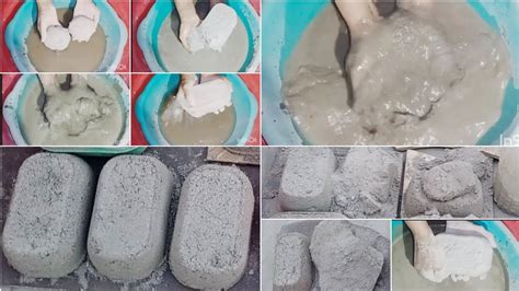 Asmr Cement Reused Gritty Cement Water Crumbling P Satisfying Cement