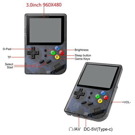 Shop Anbernic Rg300 Handheld Game Console At Favorable Price With Free