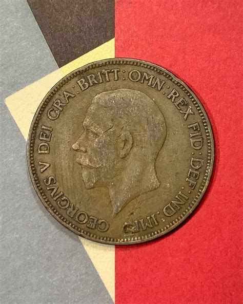 My Collection Great Britain George V One Penny Half