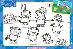 Peppa Pig Ice Skating Coloring Page | Peppa pig colouring, Peppa pig ...