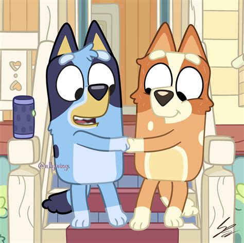 Bluey And Bingo By Allystairh On Deviantart