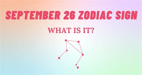 September 26 Zodiac Sign Explained | So Syncd