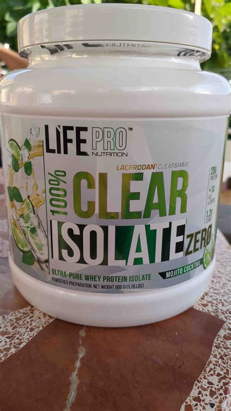 Clear Isolate Zero Mojito Cocktail LIFE PRO NUTRITION 800 G