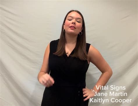 Vital Signs - Jane Martin - Kaitlyn Cooper