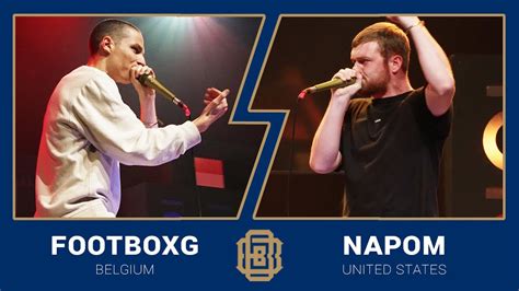 Beatbox World Championship FootboxG Vs NaPom Semi Final YouTube