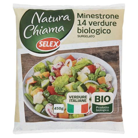 Selex Natura Chiama Minestrone Verdure Biologico Surgelato G