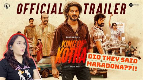 King Of Kotha Official Trailer Reaction Dulquer Salmaan Abhilash