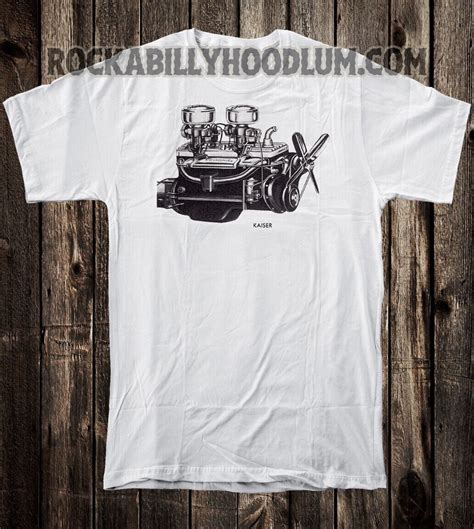 Everaura Retro Hot Rod Tee T Shirt Drag Race Auto Speed Shop Kaiser Motor Christmas Gift Shirt