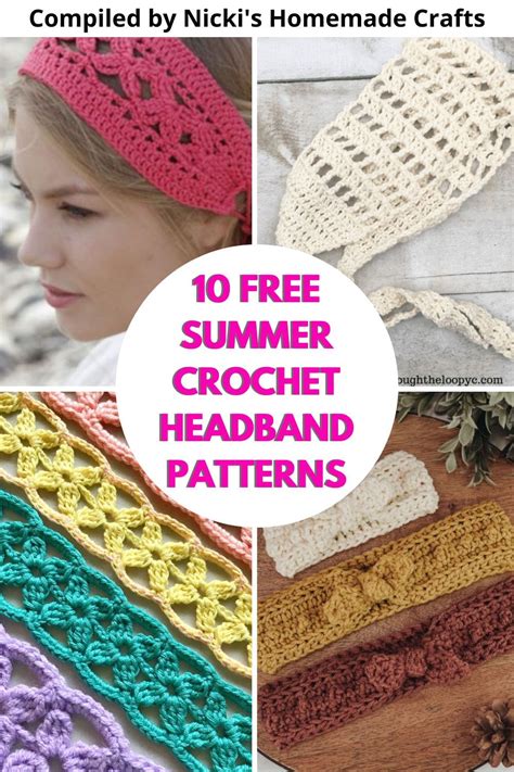 Free Summer Crochet Headband Patterns