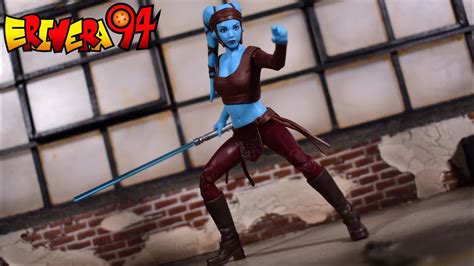 Star Wars The Black Series Aayla Secura Figure Review Youtube