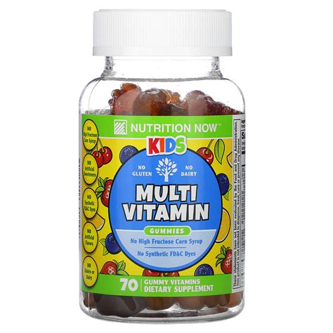 Nutrition Now Kids Multi Vitamin Gummies 70 Gummy Vitamins Iherb