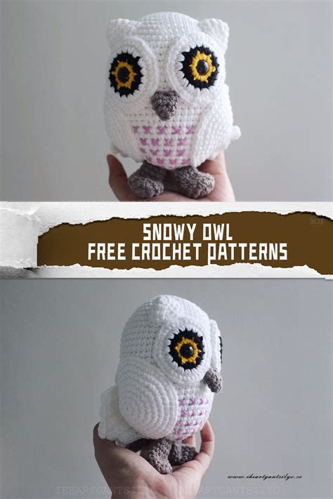 Snowy Owl Free Crochet Patterns IGOODideas