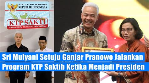 Ganjar Pranowo Disambut Sangat Baik Oleh Sri Mulyani Jalankan Program