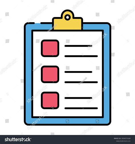 Unique Design Icon Checklist Stock Vector (Royalty Free) 2056573160 ...