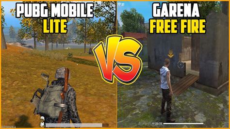 Free Fire Vs Pubg Mobile Lite ¿cuál Es Mejor Youtube