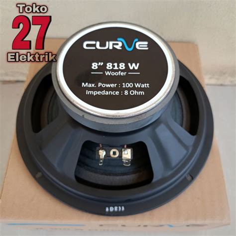 Jual Speaker Woofer Curve Inch W Watt Shopee Indonesia