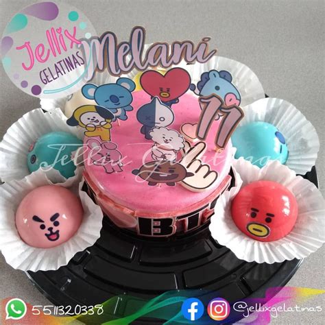 Jellix on Instagram Gelatina temática BTS Jellix Arte y diseño en