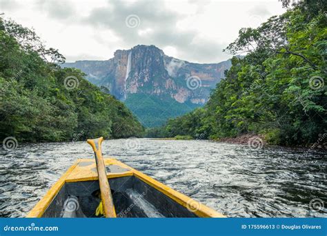 View of Angel Falls, Canaima National Park Stock Image - Image of ...