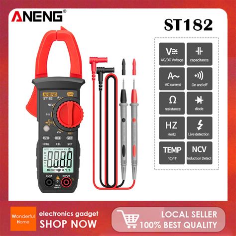 Aneng St St St Counts Digital Ac Current Clamp Meter A