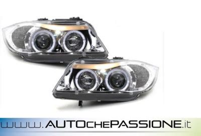 Coppia Fanali Anteriori Angel Eyes BMW SERIE 3 E90 E91 2005 08 2008 Cod