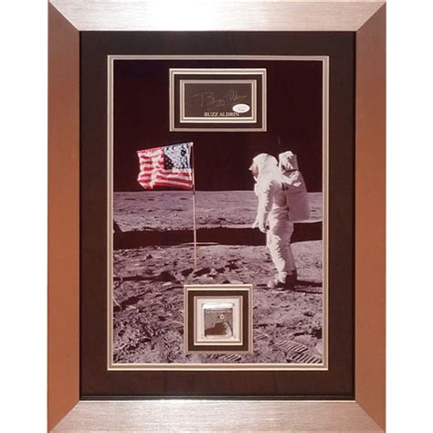 Buzz Aldrin Autographed Signed Apollo 11 Moon Landing Deluxe Framed