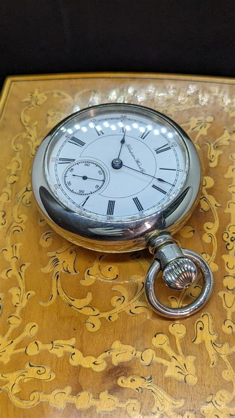 Stunning Antique 1892 Dueber Hampden 18s Pocket Watch Gem