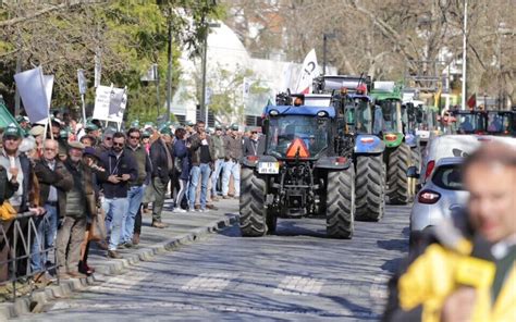 CAP na manifestação de agricultores em Bruxelas