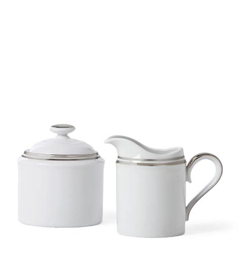 Ralph Lauren Home Wilshire Creamer Jug And Sugar Pot Set Harrods Us