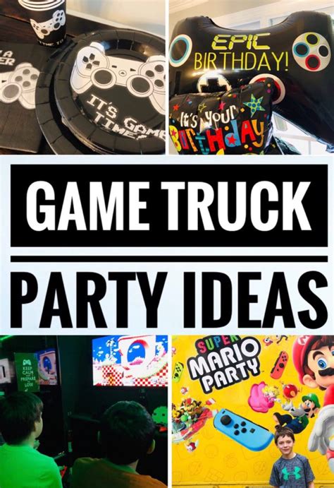 Video Game Truck Party Ideas - Glitter On A Dime