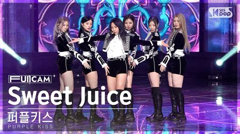 K Sweet Juice Purple Kiss Fullcam Sbs Inkigayo