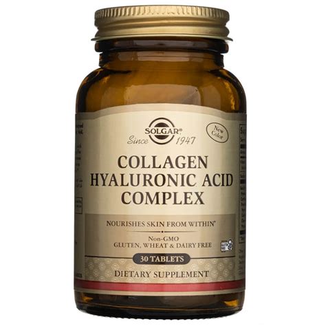 Solgar Kollagen-Hyaluronsäure-Komplex - 30 Tabletten – Medpak