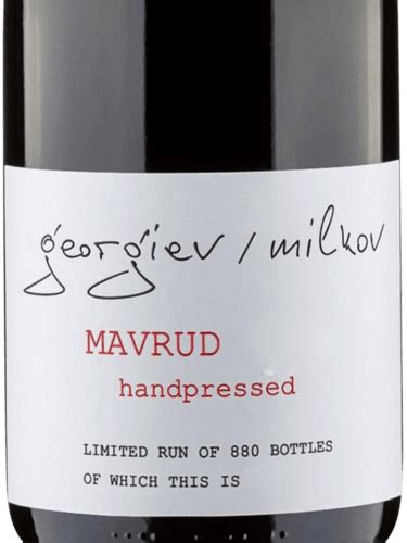 Georgiev Milkov Mavrud Vivino