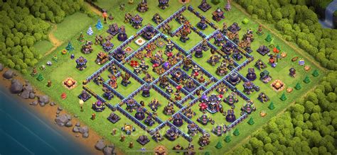 Trophy Defense Base TH15 With Link Clash Of Clans 2023 Town Hall