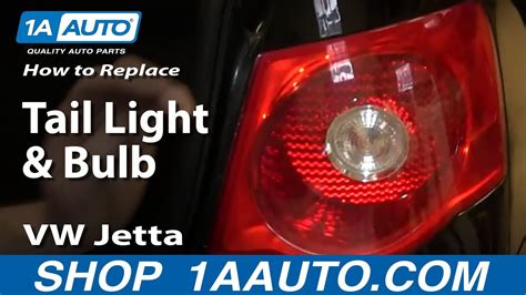 How To Replace Outer Tail Light And Bulb 05 10 Volkswagen Jetta Youtube