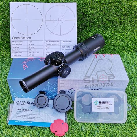 TELESCOPE RIFLESCOPE MARCOOL STALKER 1 6x24IR BUNTUNG Lazada Indonesia