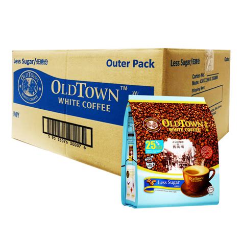 Old Town 3 In 1 Less Sugar Instant White Coffee Case