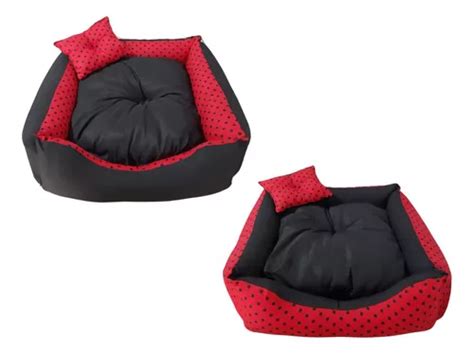 Cama Caminha Cachorro Gato Pet Dupla Face Conforto 60x60 M