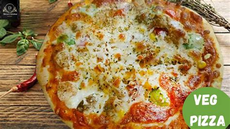 Veg Cheesy Pizza Without Yeast वज पजज Domino s Style Veg