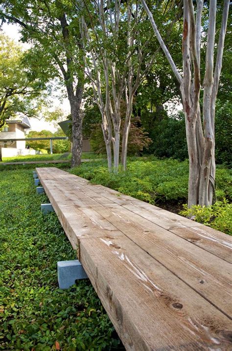 25 Catchy And Cozy Wooden Garden Paths Shelterness