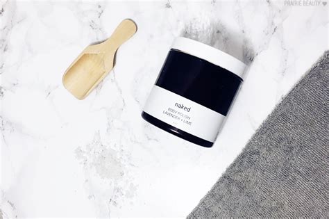 Review Naked Skincare Apothecary Body Polish Lavender Lime Prairie Beauty