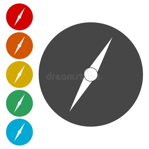 Compass Needle Vector Illustration Stock Vector Illustration Of