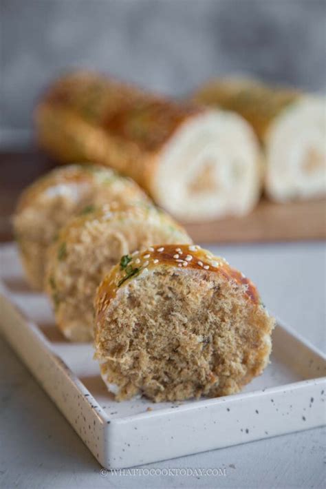 Meat Floss Scallion Bread Roll Roti Abon Gulung