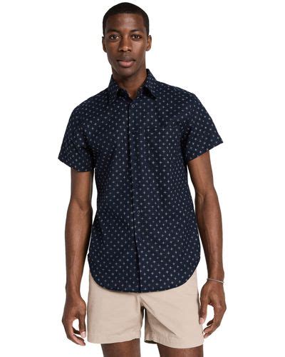 Blue Naked Famous Shirts For Men Lyst