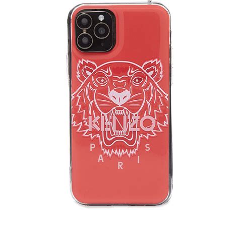 Kenzo Tiger Iphone Pro Case Coral End Jp