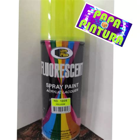 BOSNY FLUORESCENT SPRAY PAINT YELLOW NO 1005 400ML Lazada PH