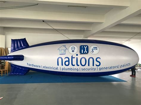 Nations Advertising Blimp Cinema Balloons Light Balloons Grip Cloud