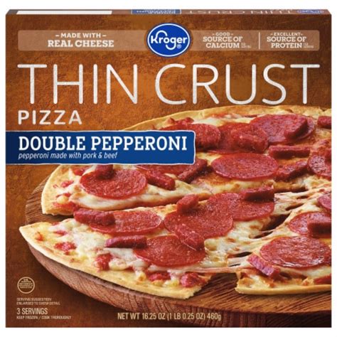 Kroger® Extra Pepperoni Extra Thin Crust Frozen Pizza 1625 Oz Qfc