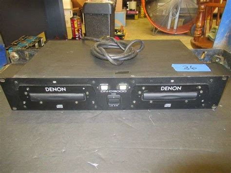 Denon Dn D Dual Compact Disc Player Dallas Online Auction Company