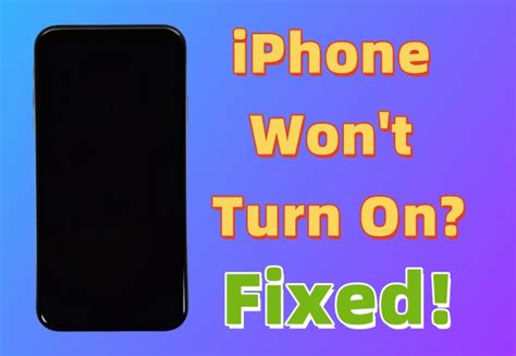 Iphone Wont Turn On 9 Real Fixes